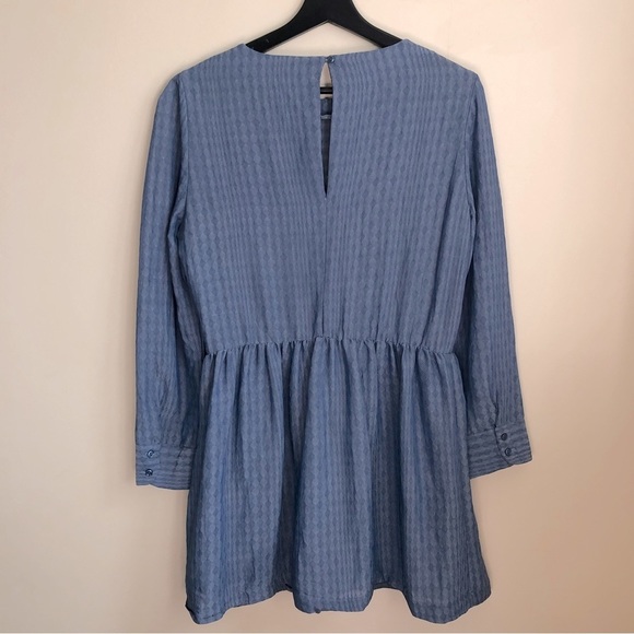 Stylish Blue Mini Dress by Everlane - Picture 4 of 9